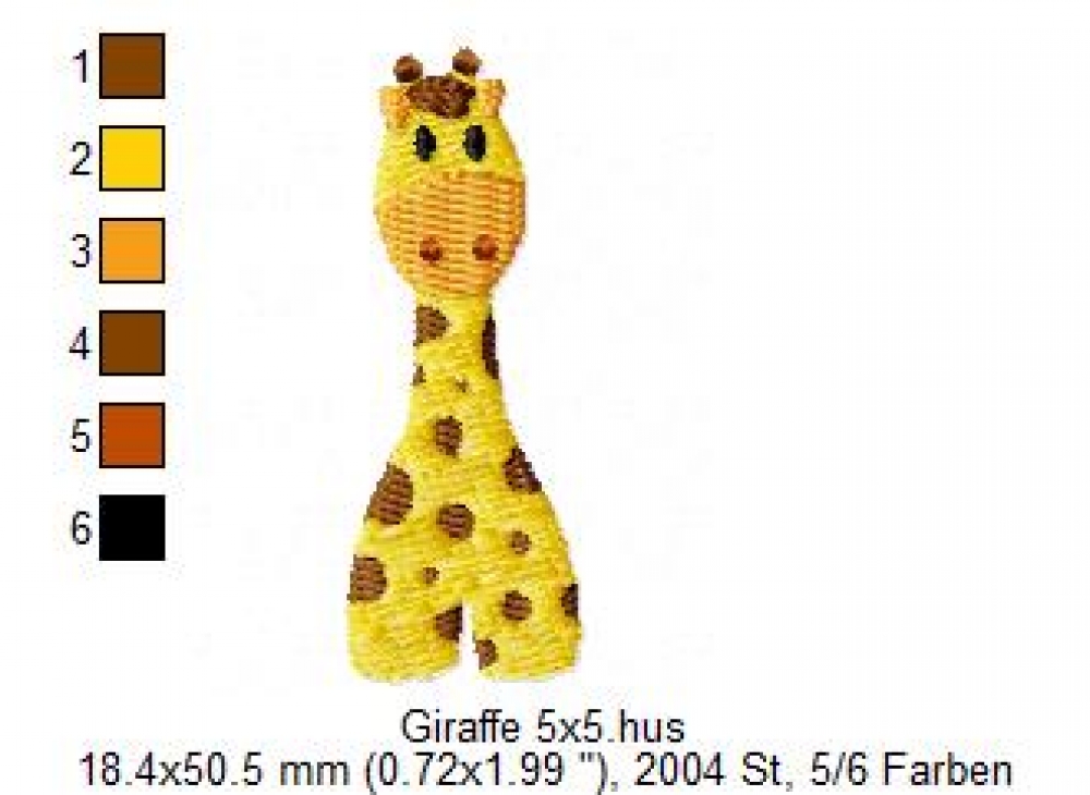 Preview: Giraffe  2'x2'